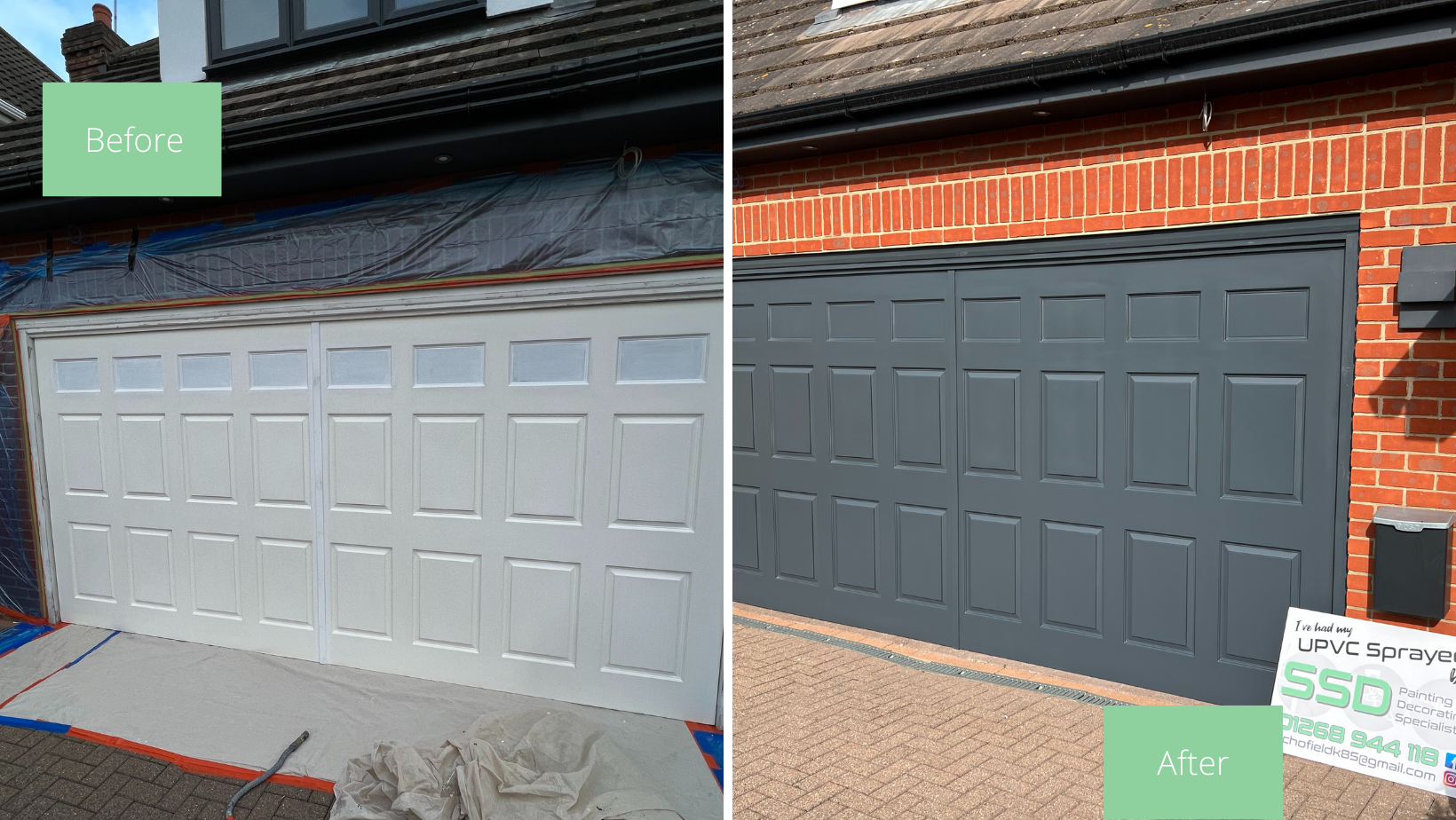 uPVC Spraying Garages
